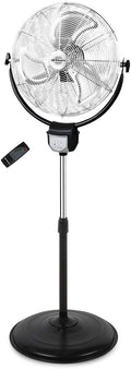 Ventoinha de pé, Orbegozo, PWS, 50 cm, 140 cm, 120 W, com comando à distância, com temporizador, aço inoxidável, aço, Prateado, para uso diário