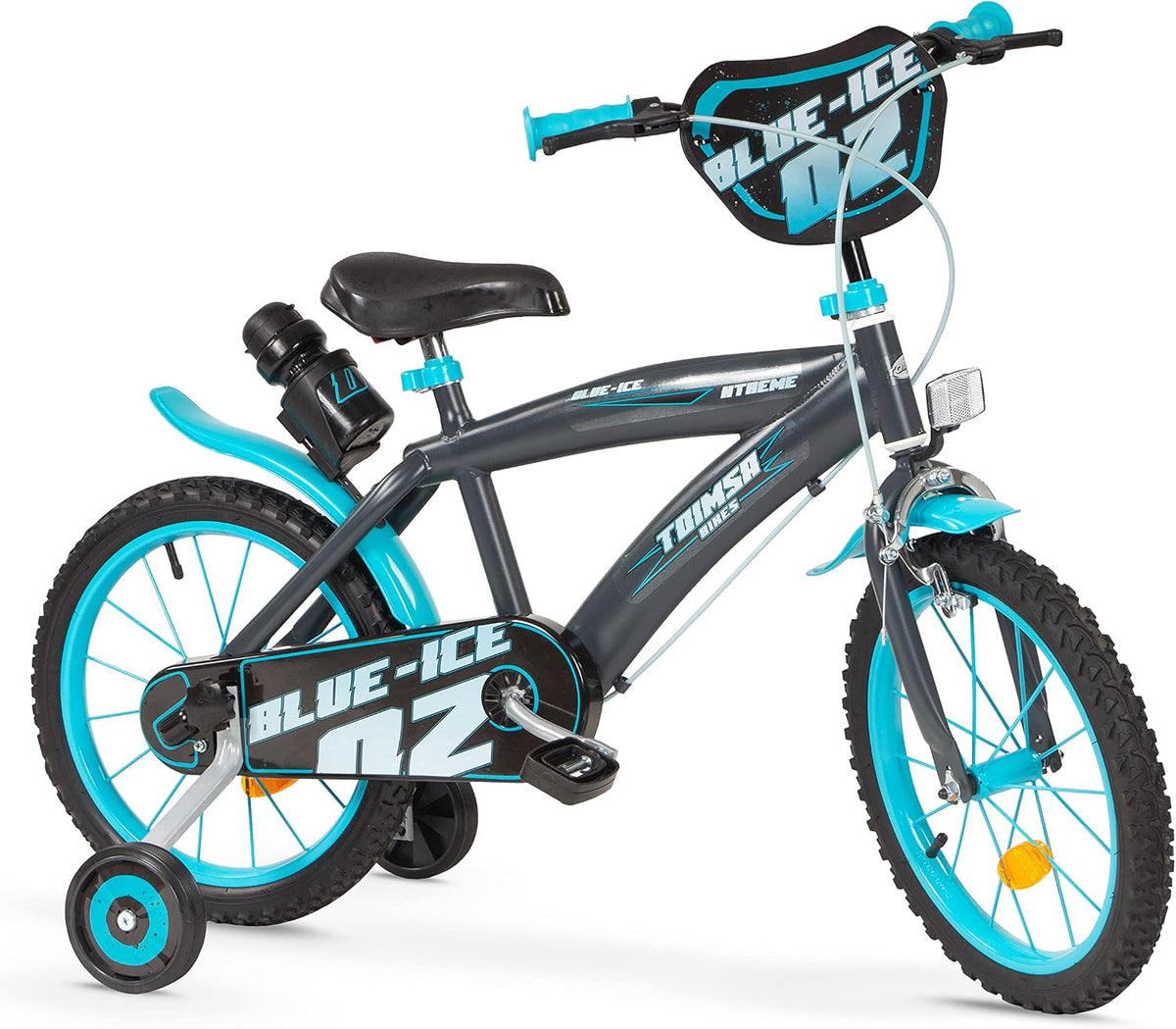 Bicicleta, TOIMSA, 4 a, 115 cm, 22,9 kg, regulável, com rodas, Azul, para uso diário