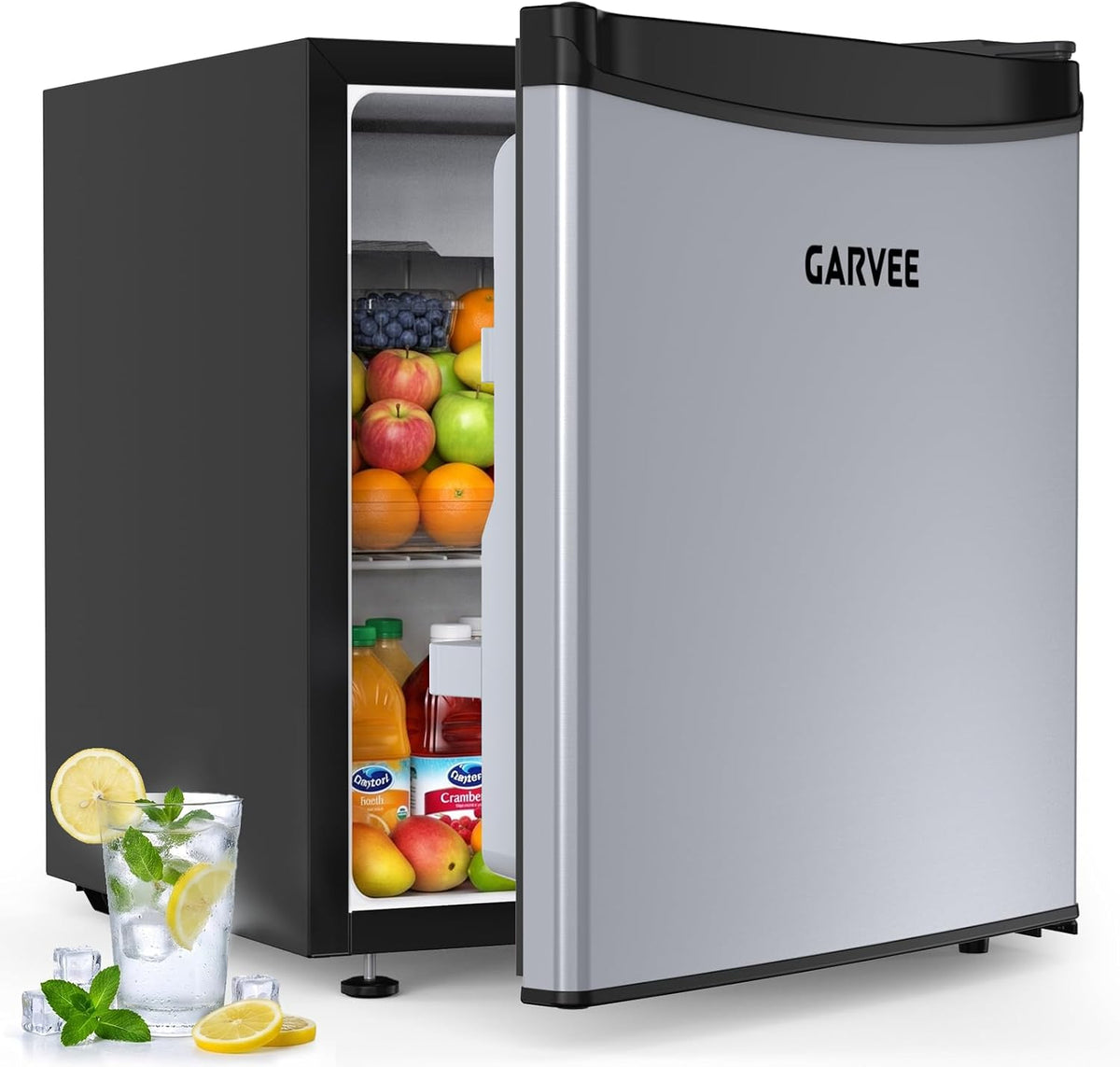 Minifrigorífico, GarveeHome, 45L, 41 dB, 50,1 cm, 44,9 × 47 × 50,1 cm, regulável, Mehrfarbig, para uso diário