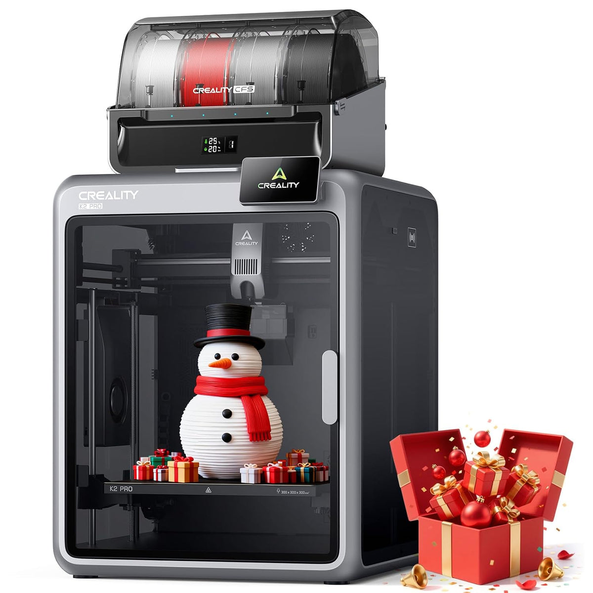 Impressora 3D, Creality, 600 mm, 20.000 mm, aço, Multicolor, para uso diário