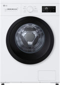 LG, Máquina de lavar roupa, F4NA1009NWK, 9 kg, Classe A, com controlo por aplicação, tecido, Branco, para uso diário