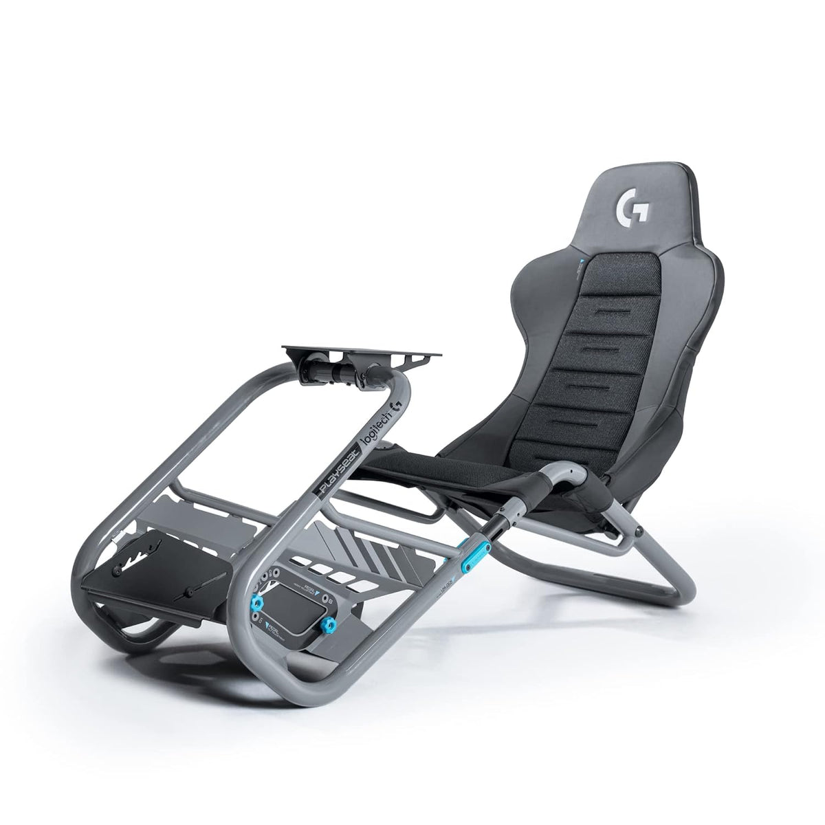 Auscultadores, Playseat, Trophy, regulável, com rodas, aço, alumínio, Prateado, para uso diário