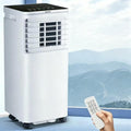 Ar condicionado portátil, WOMGKDA, 7000 BTU, com comando à distância, com temporizador, com ecrã tátil, Multicolor, para uso diário