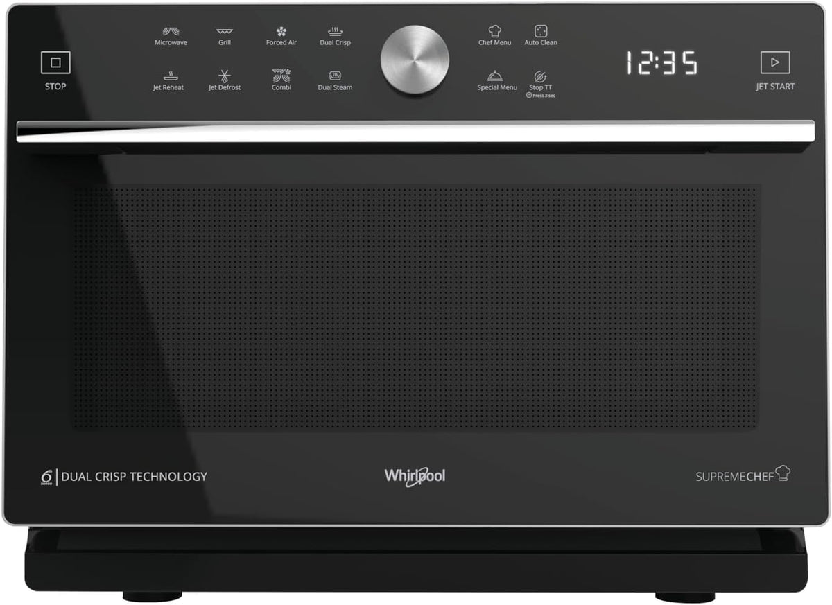 Micro-ondas com grill, Whirlpool, MWSC933SB, 33 L, 900 W, Preto, para a cozinha