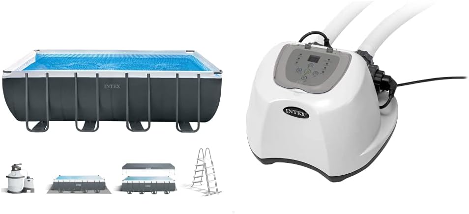 Piscina desmontável, Intex, 26356NP, 38 mm, 0.73 mm, 65 W, 240 V, aço, Multicolor, para jardim e exterior