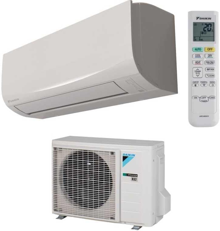 Ar condicionado split, Daikin, FTXF35F, 12000 BTU, 225 mm, 8 kg, 343 mm, 25 kg, 28,8 kg, com controlo por aplicação, plástico, Multicolor