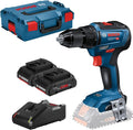 Berbequim aparafusador, Bosch Professional, 18V, 4.0Ah, 40l, com bateria, com carregador, madeira, metal, Natural, para trabalhos de manutenção
