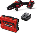 Einhell, Motosserra, GE-PS, 18 V, 5 cm, 5 Ah, dobrável, madeira, Natural, para jardim e exterior
