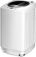 Máquina de lavar roupa, COSTWAY, 5 kg, 240 W, com iluminação LED, alumínio, Multicolor, para uso diário