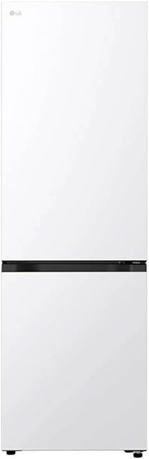 LG, Frigorífico combinado, 333 L, 70,4 kg, com gavetas, Branco, para uso diário