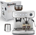 Máquina de café expresso, Breville, 2.8 l, 1.5 l, 8 kg, aço inoxidável, aço, Multicolor, para a cozinha