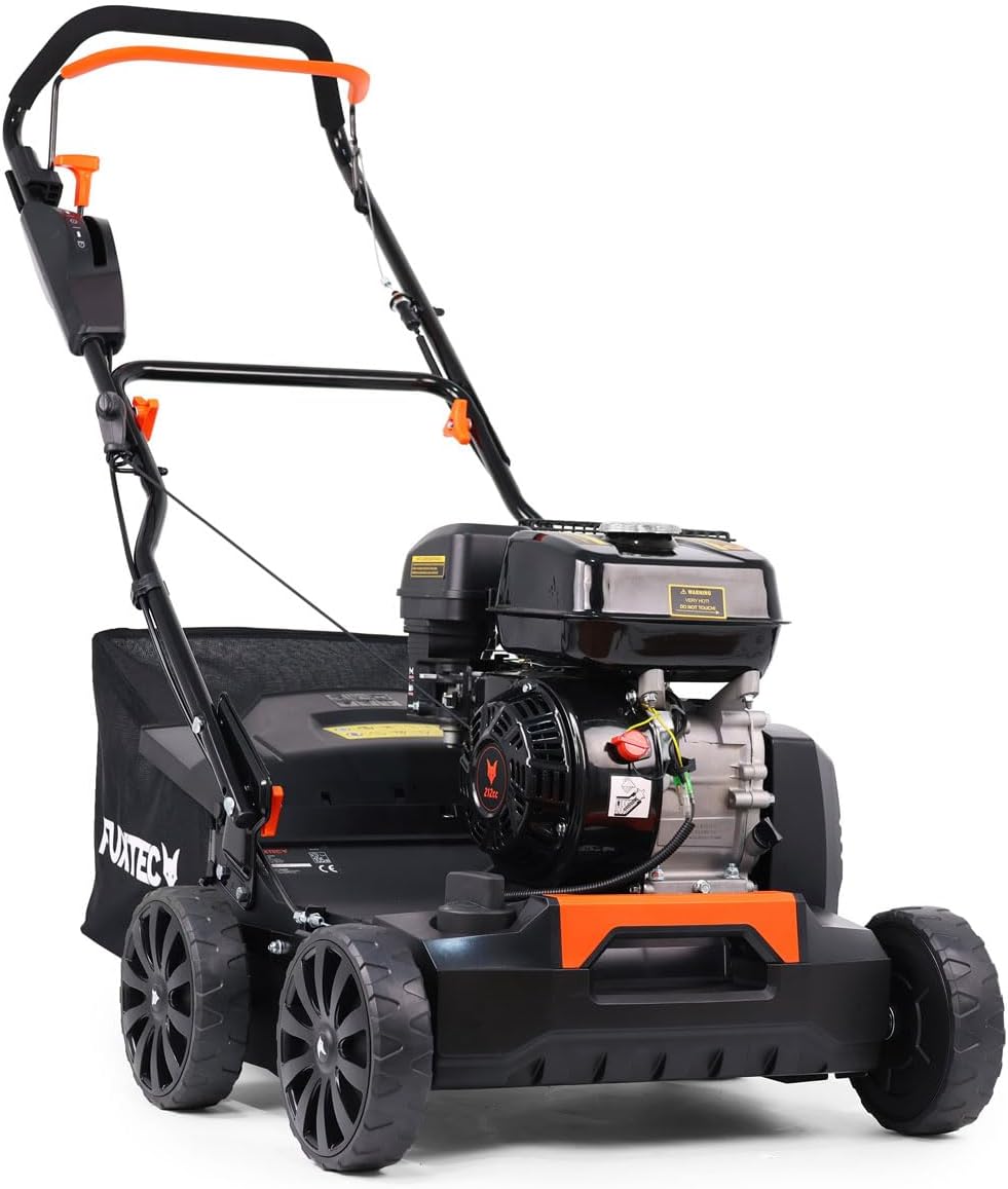 Escarificador, FUXTEC, FX-BV240, 1 kW, 45 L, com rodas, Verde / Natural, para uso diário