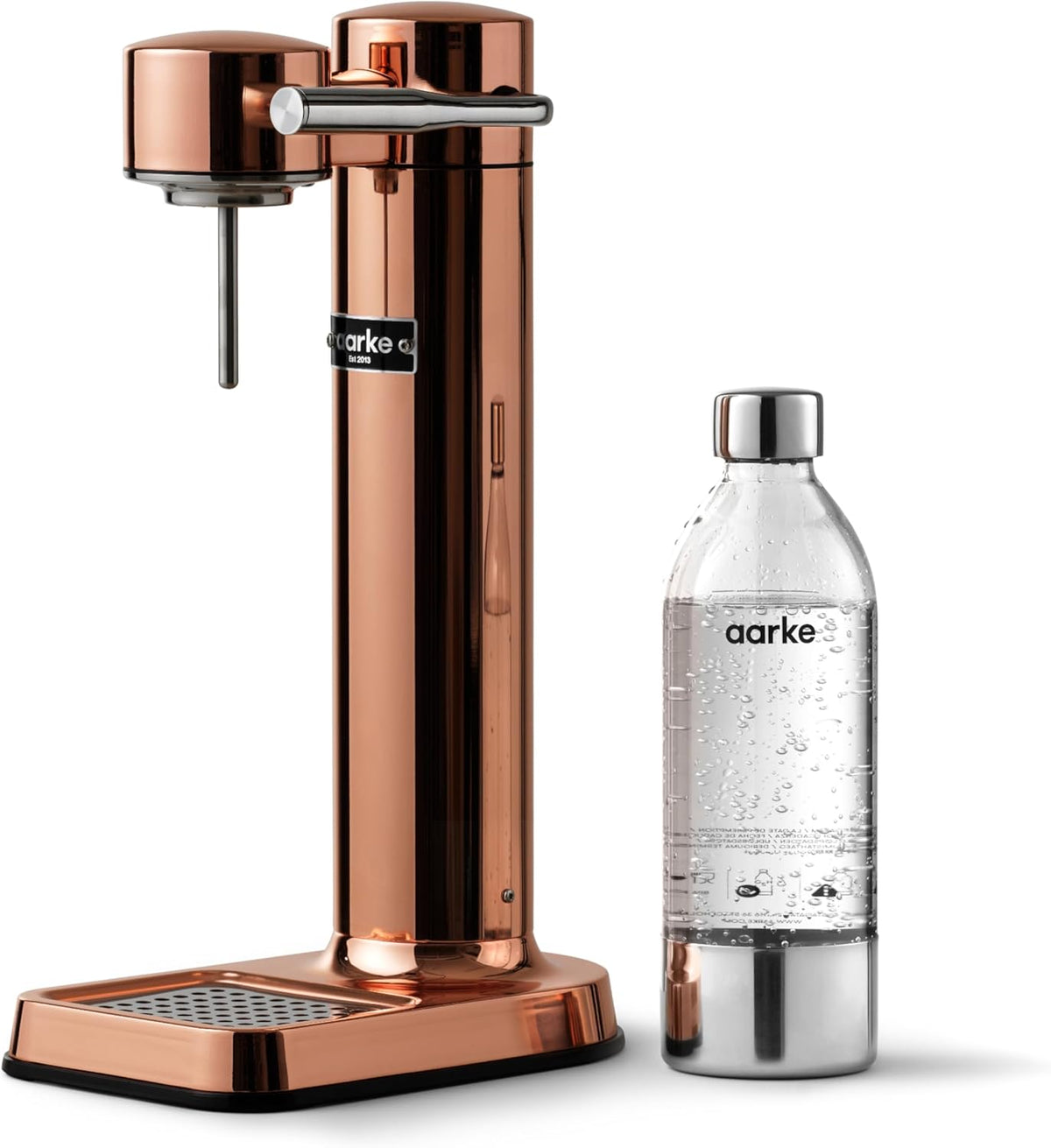 Máquina de água com gás, aarke, Carbonator, 1L, aço inoxidável, aço, Cobre, para uso diário