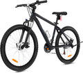 Bicicleta, EVERCROSS, 700C, 150 kg, 21 Velocidades, alumínio, Prateado, para uso diário