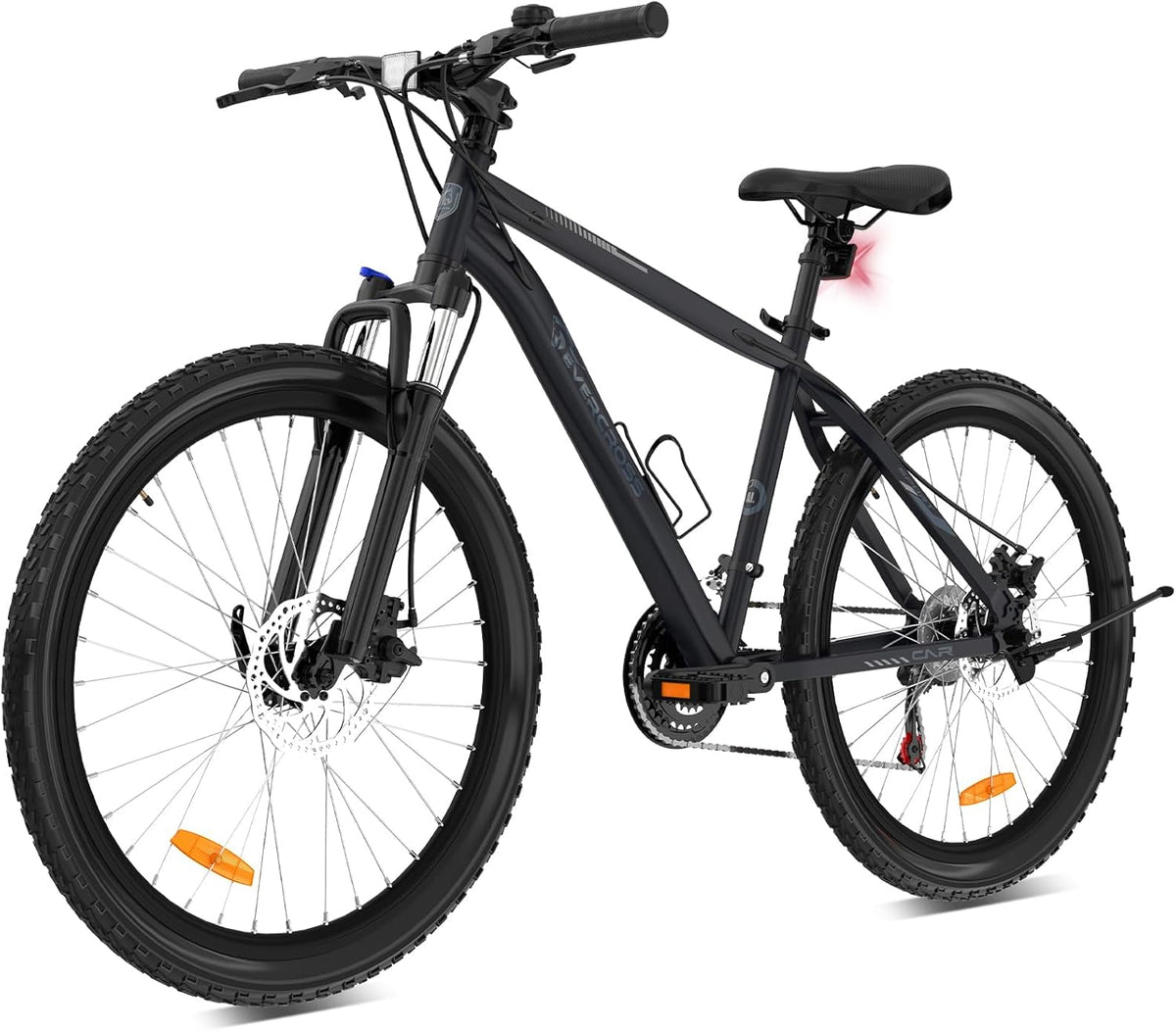 Bicicleta, EVERCROSS, 700C, 150 kg, 21 Velocidades, alumínio, Prateado, para uso diário