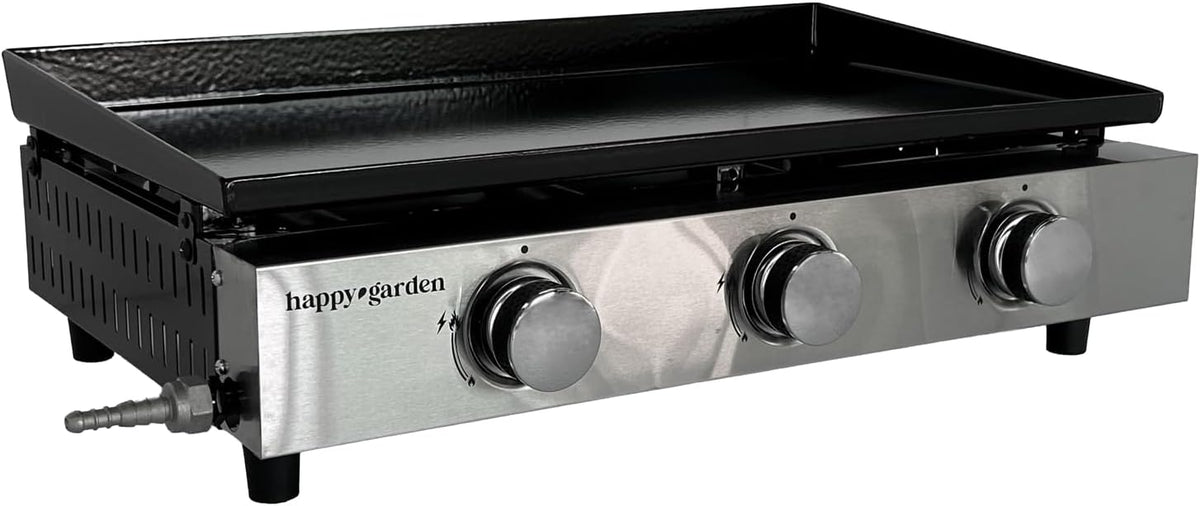 Placa de cozinha, Happy Garden, 6 kW, 19 cm, 35 cm, aço inoxidável, aço, Preto, para a cozinha