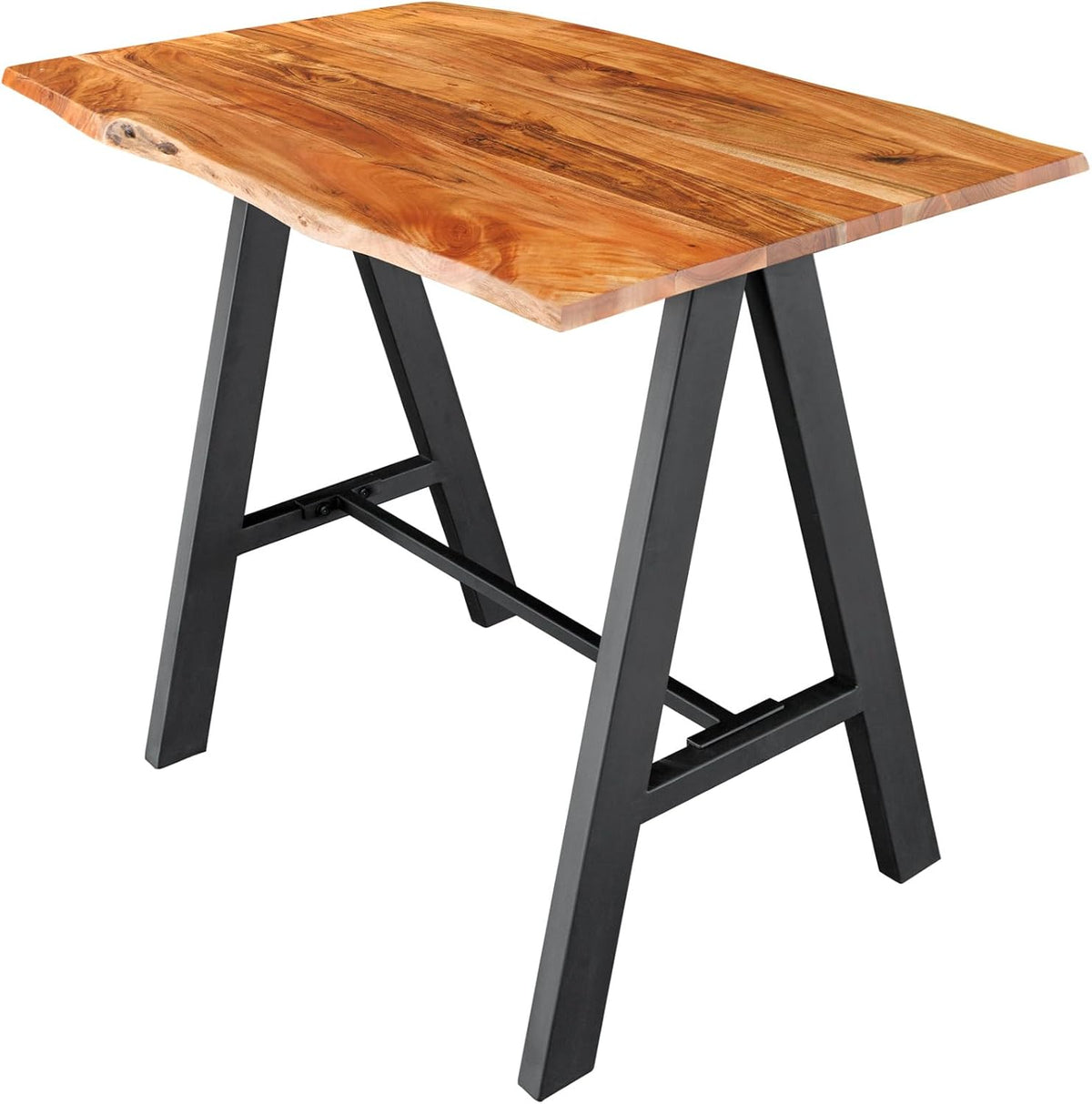Mesa de jantar, Riess Ambiente, Bartisch, 120cm, 106 cm, 83 cm, 8 cm, 2,5 cm, com portas, madeira, metal, Preto, para uso diário