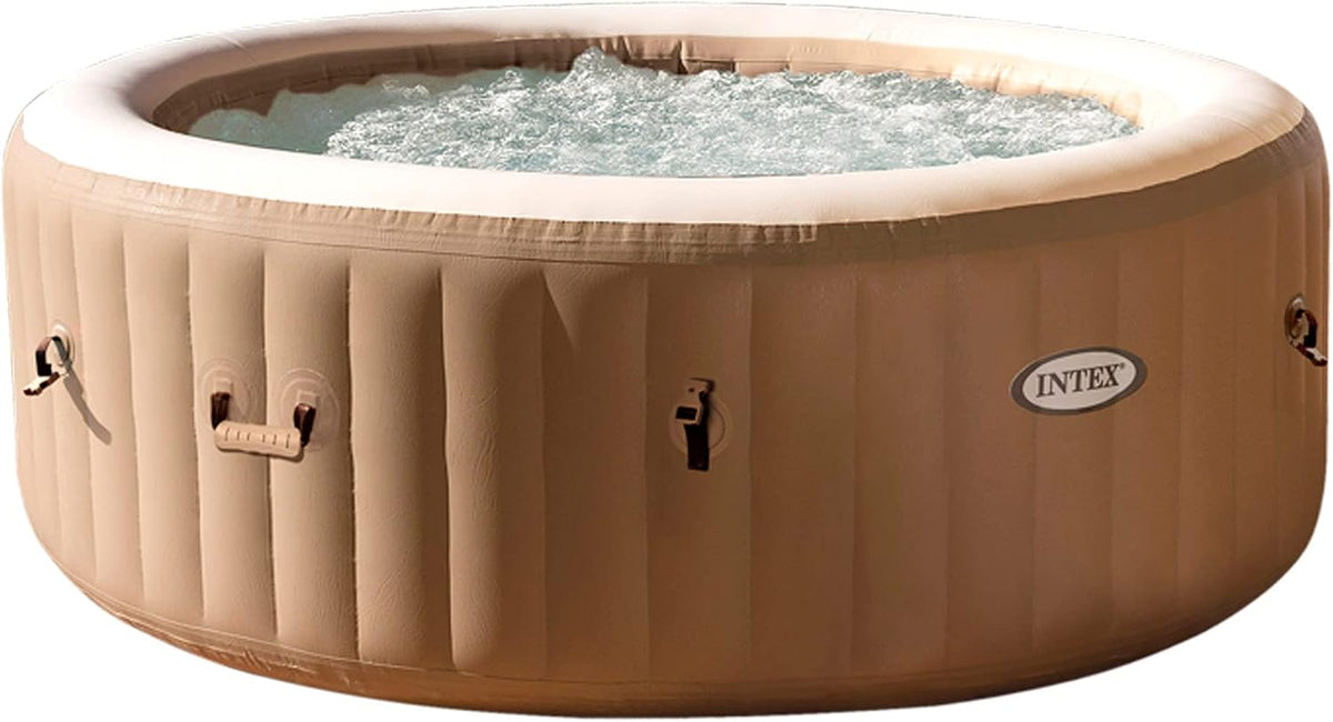 Spa insuflável, Intex, 28428EX, 6 Pessoas, 165 cm, 216 cm, 71 cm, 1098 L, 1.741 L, poliéster, Bege, para uso diário