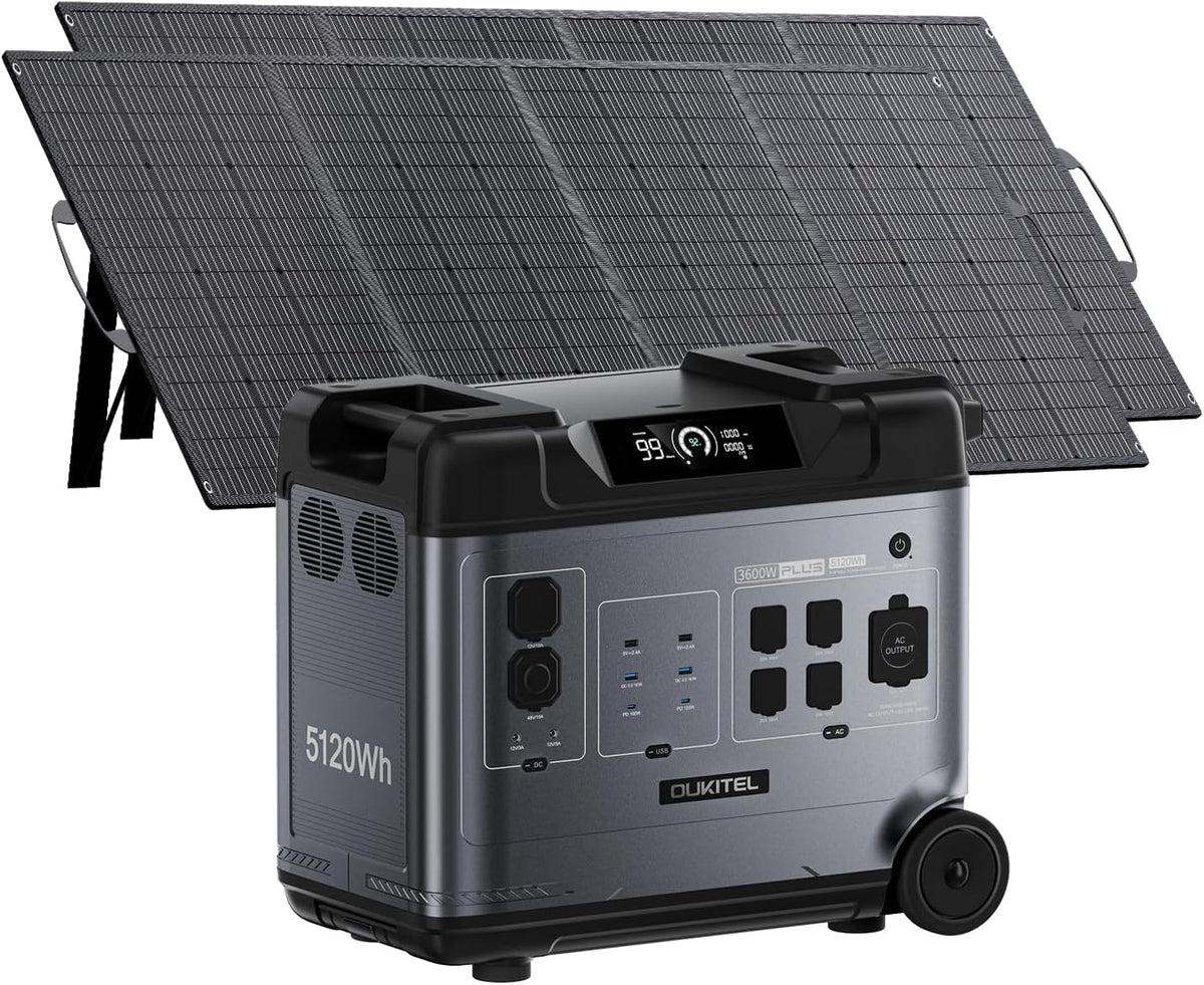 Gerador elétrico, Raikon, P5000, 3600W, 3200W, 1000W, com controlo por aplicação, Mehrfarbig, para trabalhos de manutenção
