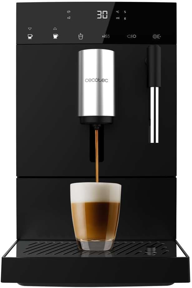 Máquina de café automática, Cecotec, Kaffeevollautomat, 1350 W, 19 bar, 120 g, Creme, para a cozinha