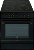 Fogão independente, ALPHA, 68 L, 3 A, 33,8 kg, vidro, Dourado, para a cozinha