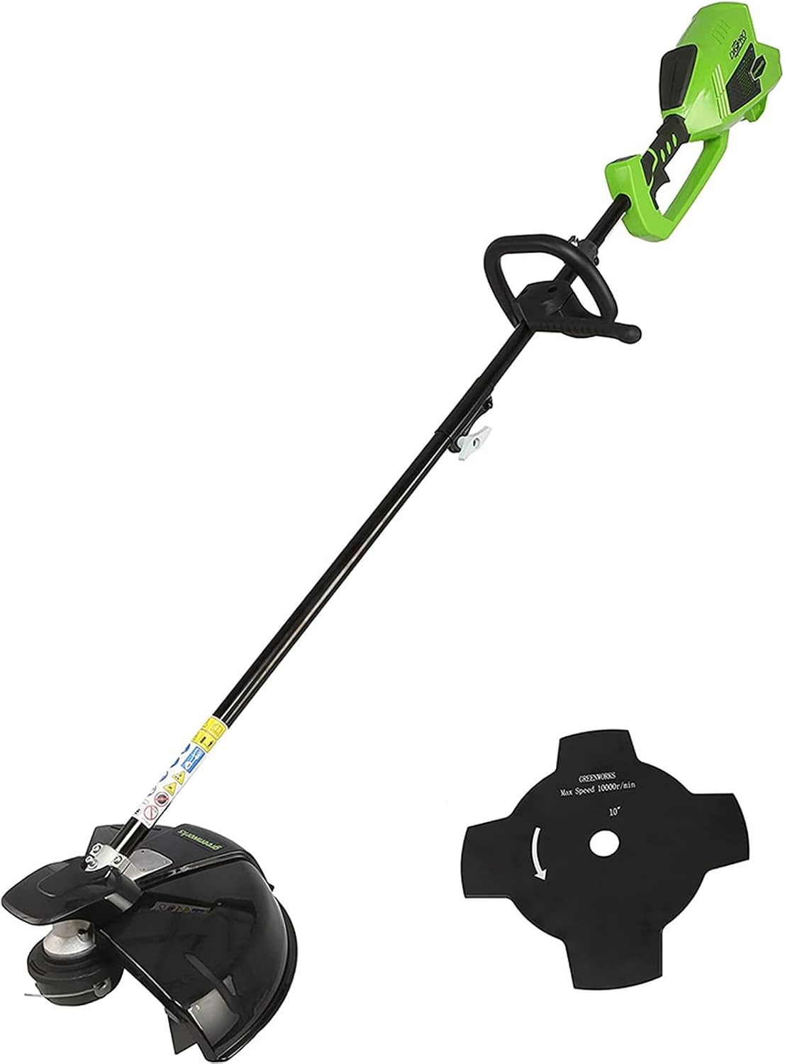 Aparador de relva, Greenworks, 40V, 40 cm, 25 cm, 2 Ah, regulável, Mehrfarbig, para utilização no exterior