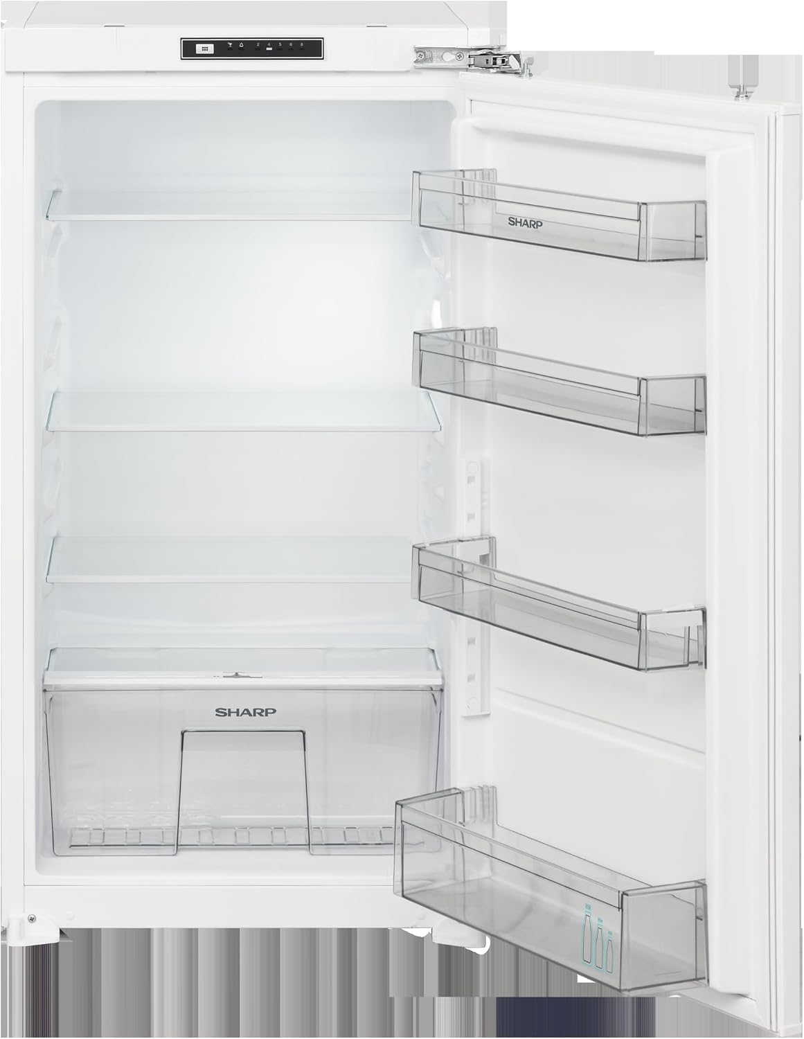 Frigorífico combinado, SHARP, SJ-LD155E0XD-EU, 126 L, 154 L, 0 L, classe energética D, Mehrfarbig, para uso diário
