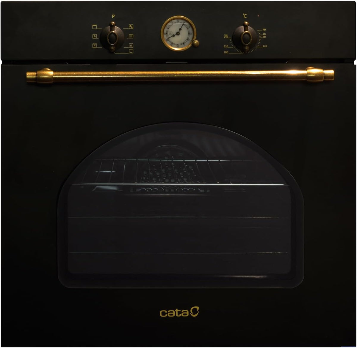Forno de encastre, Cata, 60 L, classe energética A, aço inoxidável, aço, Dourado, para a cozinha