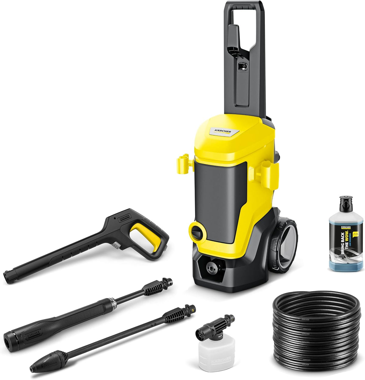 KÄRCHER, Lavadora de alta pressão, Hochdruckreiniger, 180 bar, 600 l/h, vidro, Amarelo, para uso diário