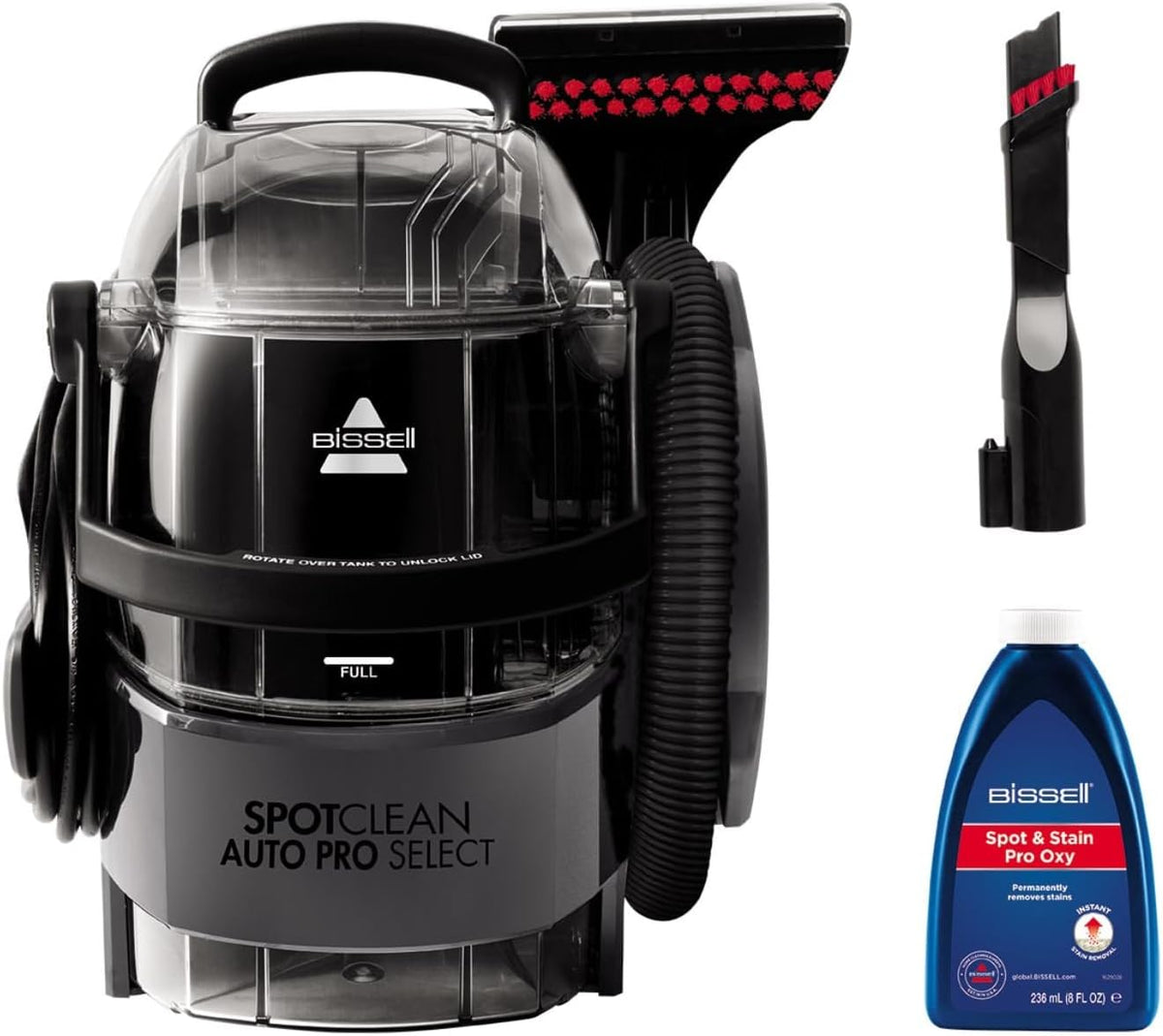 Aspirador para carpetes, Bissell, 3730N, 750 W, 8 L, Multicolor, para uso diário