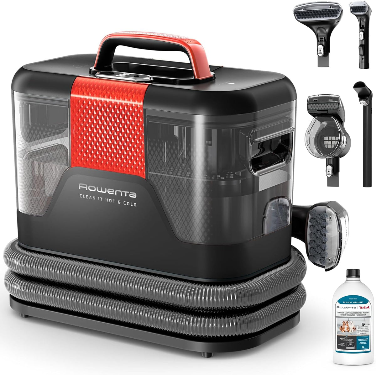 Aspirador para carpetes, Rowenta, 1150 W, Preto, para uso diário