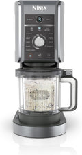 Máquina de gelo, Ninja, 710 ml, 42,39 cm, 6,54 kg, 31,7 kg, 30,5 × 21,38 × 42,39 cm, 10 PROGRAMAS, plástico, Prateado, para uso diário