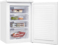 Congelador vertical, Exquisit, 91 L, Classe E, com gavetas, Branco, para uso diário
