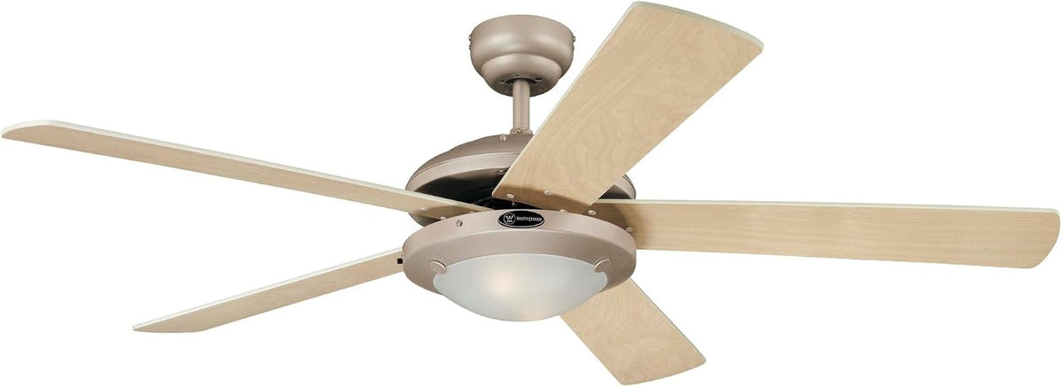 Ventoinha de teto com luz, Westinghouse, Lighting, 132 cm, com comando à distância, Branco, para uso diário