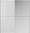 Roupeiro, Forte, KAIKAIS, 170,3 cm, 190,5 cm, 61,2 cm, 170 cm, com portas, madeira, Branco, para o quarto