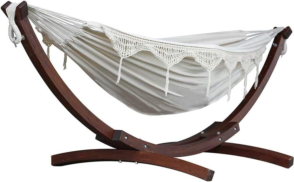 Rede de descanso, Vivere, C8SPCT-00, 104 cm, 254 × 117 × 104 cm, 204,12 kg, 204 kg, madeira, algodão, Natural, para uso diário