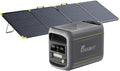 Gerador elétrico, FOSSiBOT, F1800, 1800 W, 200 W, 100 W, dobrável, plástico, Vermelho, para trabalhos de manutenção