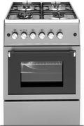 Fogão independente, ALPHA, LUX-60, 64 L, 4,2 KW, 3 A, vidro, Natural, para a cozinha