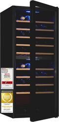 Frigorífico para bebidas, Exquisit, Weink, 0,75 l, altura regulável, regulável, madeira, Vermelho, para uso diário
