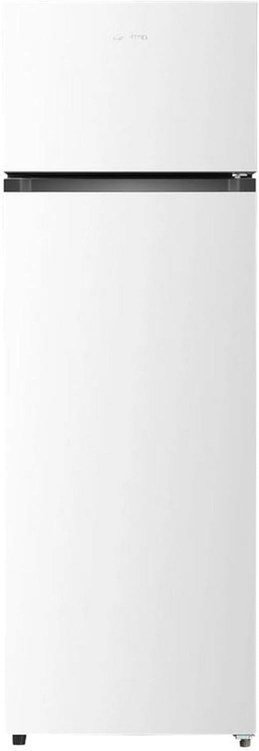 Frigorífico combinado, INFINITON ELECTRONICS, INFINITON, 239 L, 160 cm, regulável, com iluminação LED, com gavetas, vidro, Branco, para uso diário