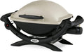 Grelhador a gás, Weber, Q1000, 32cm, 43 × 32cm, alumínio, pele, Preto, para utilização no exterior