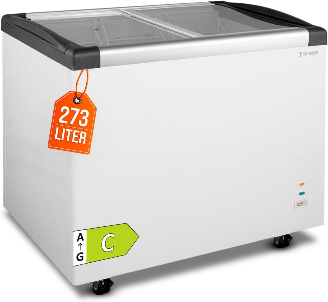 Arca congeladora, GastroHero, Gefriertruhe, 273L, com rodas, Mehrfarbig, para uso diário