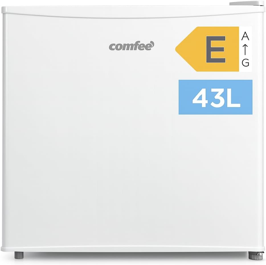 Minifrigorífico, Comfee, RCD50WH2, 43L, 41 dB, classe energética E, regulável, Branco, para uso diário