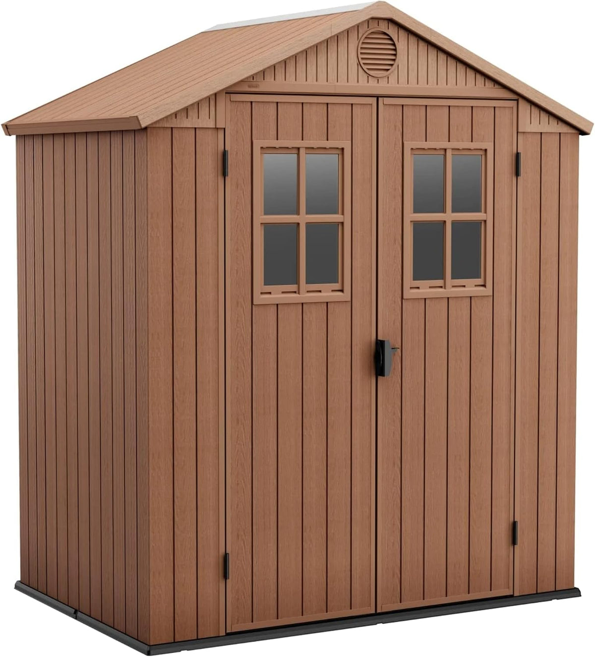Abrigo de jardim, MONDO VIRO un mondo a casa tua, 122 cm, 190 × 122 cm, madeira, Castanho, para jardim e exterior