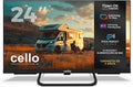 Televisor portátil, Cello, CTRAV-24TZ, 12 V, 3 A, 5 G, 12,3 kg, com iluminação LED, com controlo por aplicação, Multicolor, para a sala