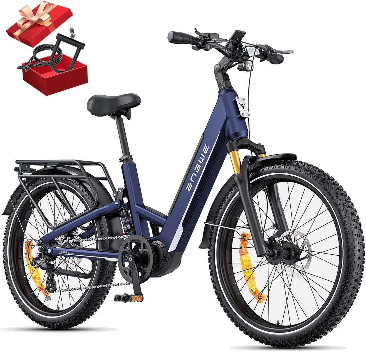 Bicicleta elétrica, ENGWE, E26, 26 ', regulável, Mehrfarbig, para uso diário