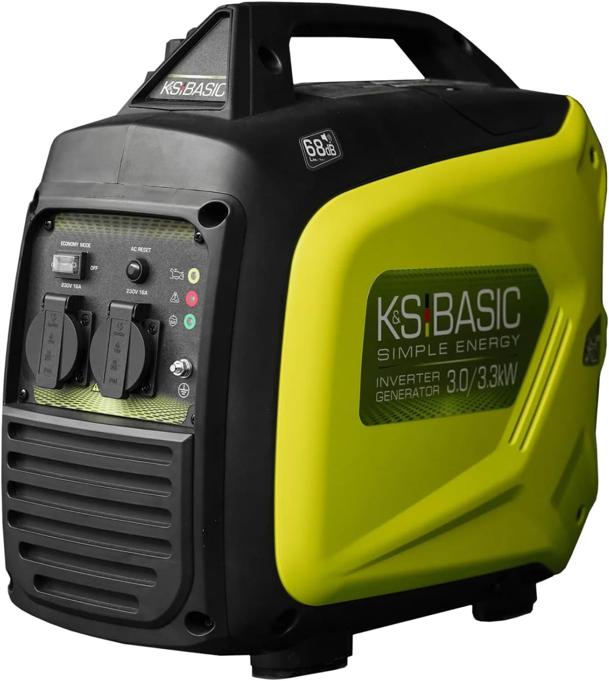 Gerador elétrico, K&S BASIC, 33i, 3000 W, 230 V, 68 dB, Cobre, para trabalhos de manutenção