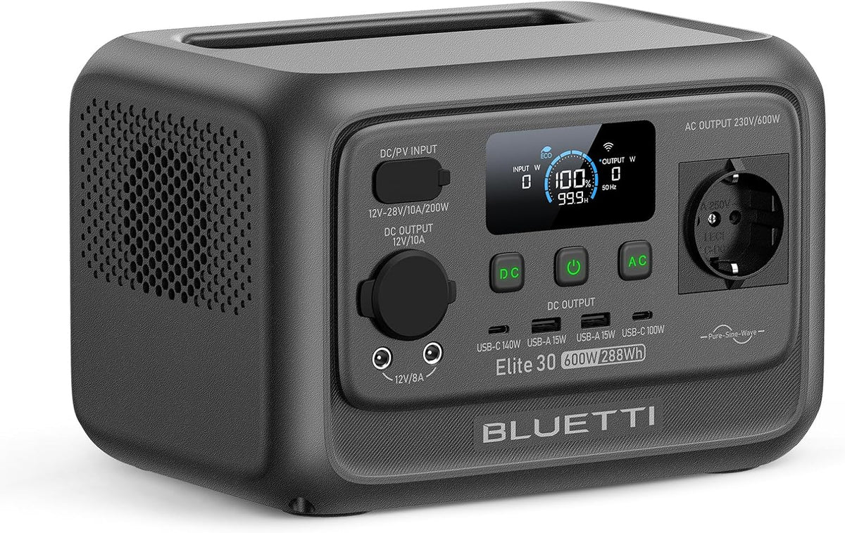 Gerador elétrico, BLUETTI, 4,3 kg, 600 W, 1500 W, 4,5 W, 5 W, 8 W, plástico, Verde, para trabalhos de manutenção