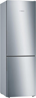Bosch, Frigorífico combinado, KGE36AICA, 60 cm, 214 L, 88 L, 186 × 60 cm, regulável, com iluminação LED, com gavetas, vidro, Multicolor