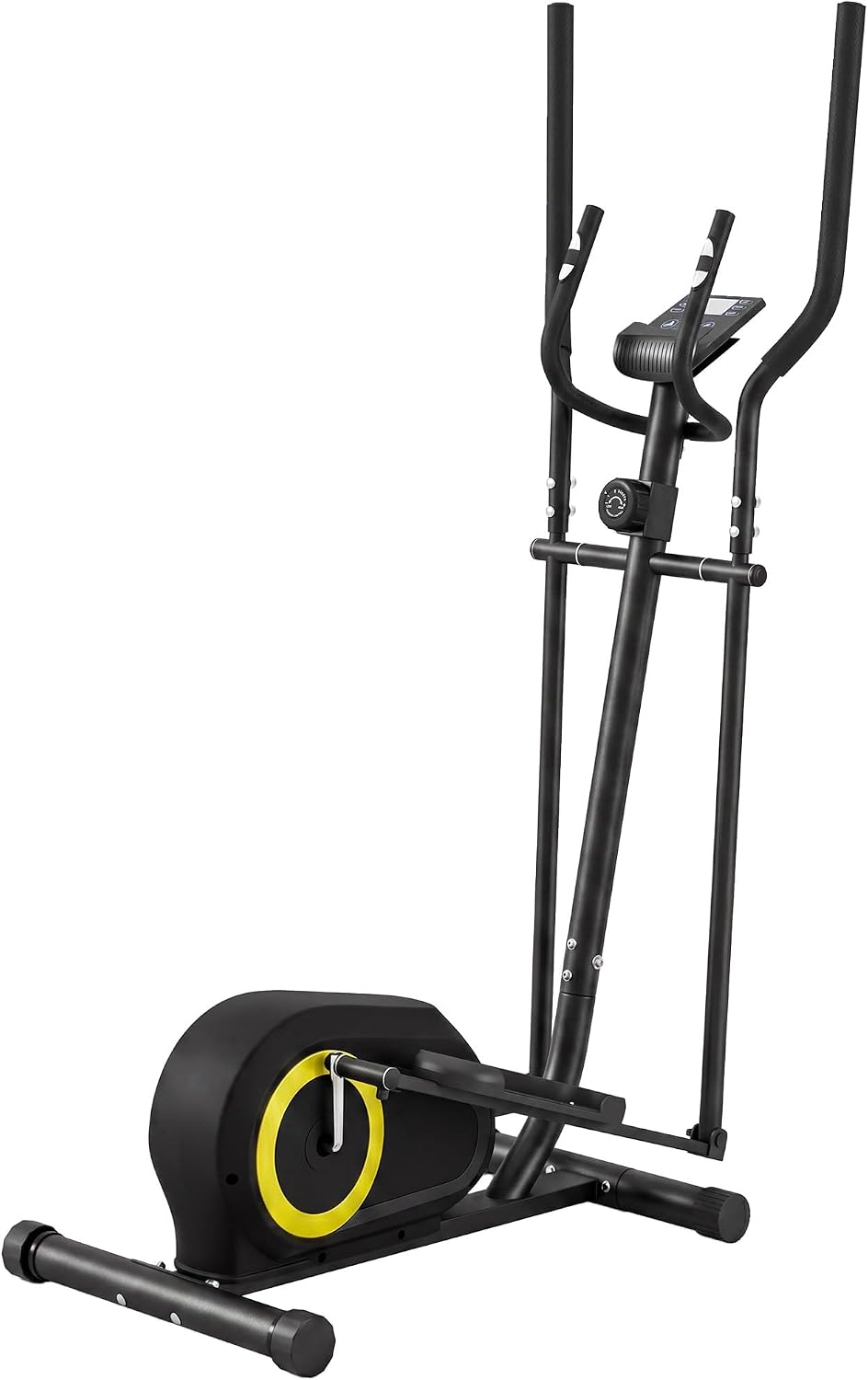 Bicicleta elíptica, SPORTNOW, 120 kg, regulável, com rodas, Multicolor, para uso diário